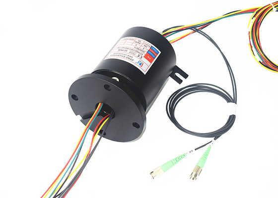 2 Channels FC / APC Fiber Optic Rotary Joint With SM Connector