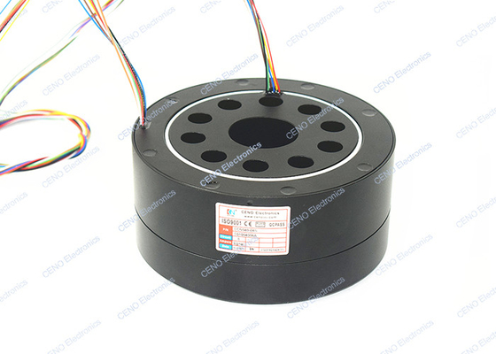 8 Circuits Industrial Slip Ring Through Hole With Diameter 40mm