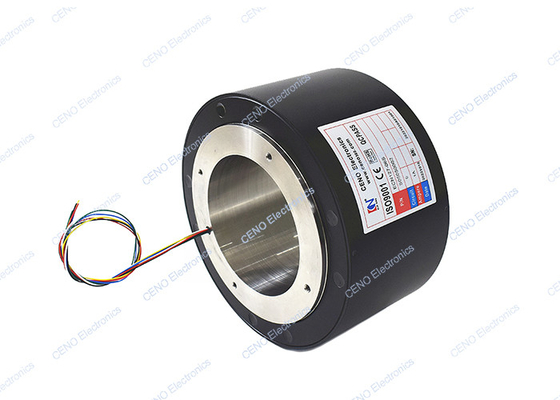 IP65 Diameter 127mm Signal Slip Ring With Hollow Shaft For Industry
