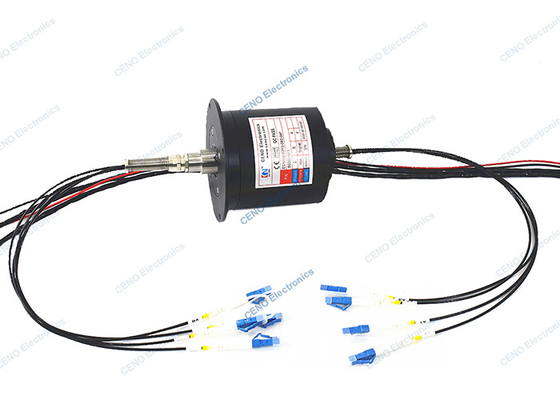 IP51 Integrated Slip Ring Combined Power Signal And Fiber Optic Rotary Joint