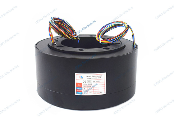 8 Circuits Signal Slip Ring With Inner Bore 115mm For Motion Simulator