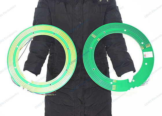 Slim Pancake Signal Slip Ring 254 Mm For Height Limited Space Application