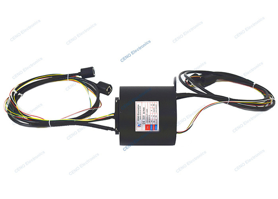 100M Megabit Ethernet Signal Slip Ring Combined Electrical Swivel