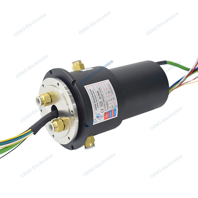 2 Channel Air Pneumatic Rotary Union For Industrial Automatic Systems