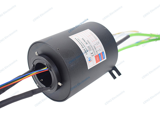 0 - 10rpm Signal Slip Ring With 2 Group Gigabit Ethernet For Industrial Application