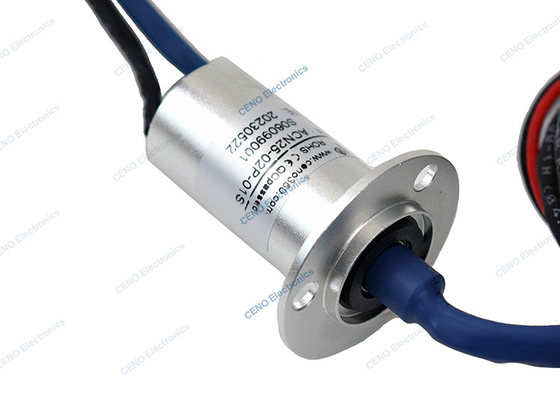 Robot Mini Capsule Slip Ring With CANBUS Signal Combined Electrical Rotary Joint