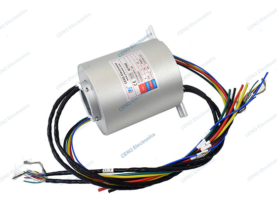 Integrated Encoder Slip Ring With Through Hole ID 38mm Electrical Power Collector