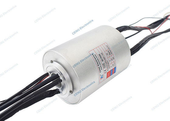 Low Temperature Power Integrated Slip Ring With Through Hole Conductive Collector