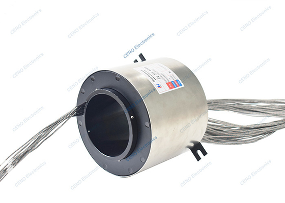 K Type Thermo Couple Signal Slip Rings With Through Hole ID140mm For Industry