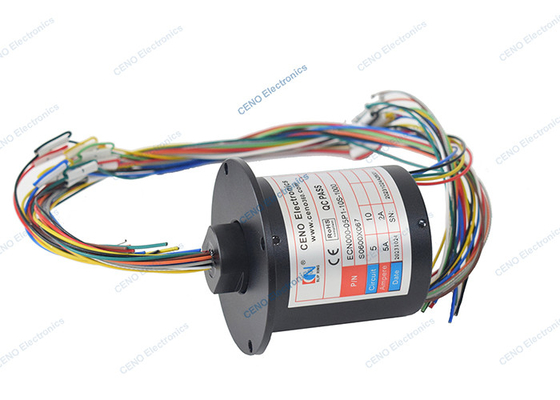 Customized 1000RPM High Speed Slip Ring With Gold To Gold Material For Industry