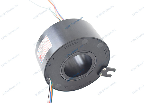 8circuits 1A Signal Through Hole Slip Ring With ID50mm & 500RPM For Industry