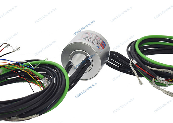 Low Temperatre Slip Ring With Through Hole ID35mm RS422 Ethernet Signal