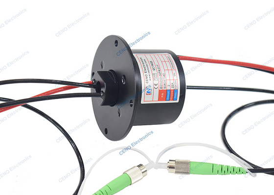 Integrate Fiber Optic Rotary Joint Slip Ring With SM & FC APC Connector