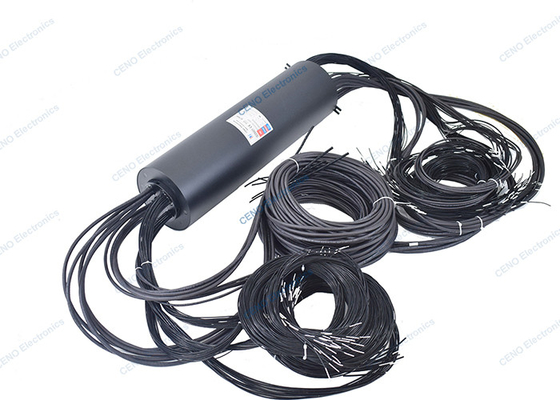 105 Circuits Multi-channels Slip Rings With Through Hole For Industry