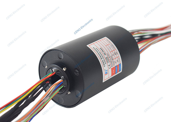 31 Circuits 2A 5A Electric Through Hole Slip Ring For Industrial Automatic