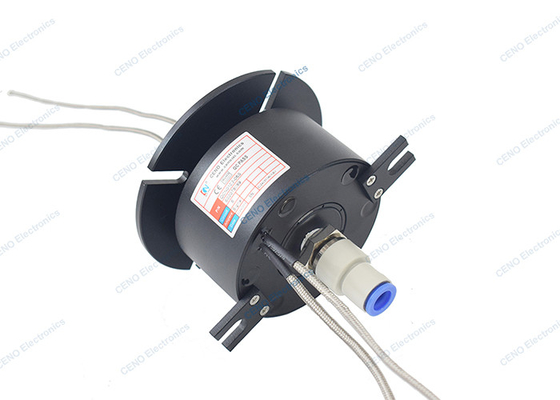 1MPa Ø10mm Tub G1/4'' Pneumatic Integrate Rotary Union With Thermo Couple Signal