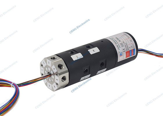 8 channels Integrate Pneumatic Rotary Union with 6m G1/8
