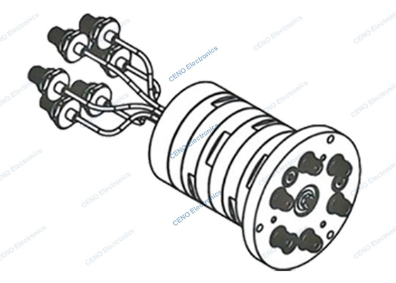 6 Channels Coaxial Radio Frequency Rotary Joint With DC-3GHz And SMA-f