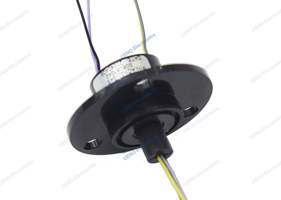 4 Circuits Signal Mini Slip Ring Capsule With Engineering Plastic Material