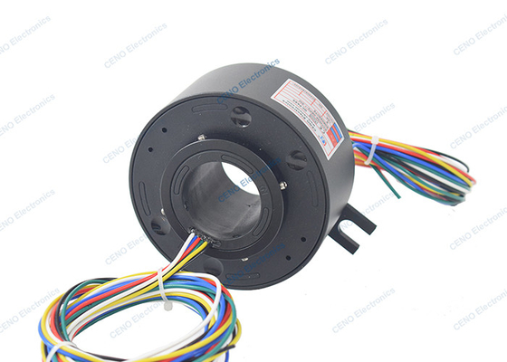 6 circuits 10A Electric Slip Ring with inner bore 38mm For Industry system