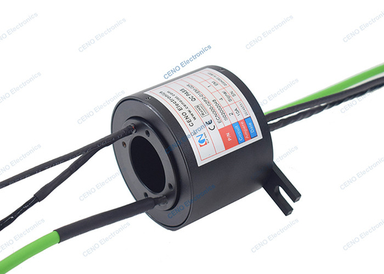 Ethernet Signal Slip Ring with Through Hole For Low Temperature Environment