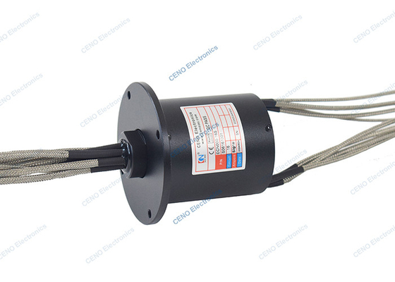 16 Circuits K-type Thermocouple Signal Slip Ring with Flange For Industry system