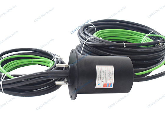 1000M Ethernet Signal Slip Ring with Through Hole Option For Data Center