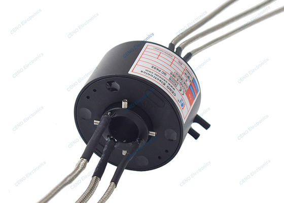 3 Group K-type Thermocouple Signal Slip Ring With Through Hole For Industry