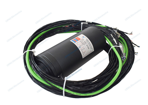Gigabit Ethernet Signal Slip Ring With Gold To Gold Material For CCTV