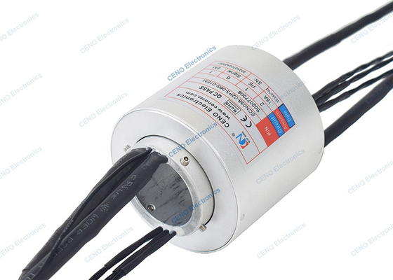 Low Temperature Slip Ring With Through Bore 38mm & Ethernet Signal For Industry