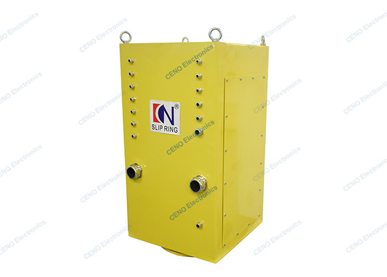 High Current Carbon Brush Slip Ring with Ethernet Signal For Harbour Machinery