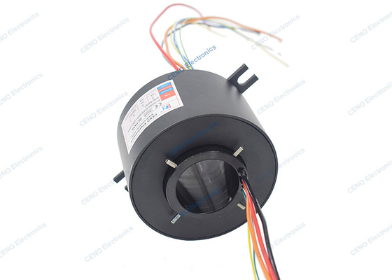 8 Circuits Electrical Through Bore Slip Ring with ID50mm For Industry System
