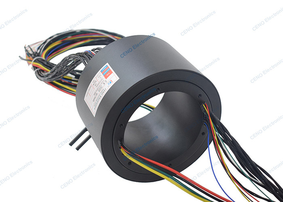 Heavy Equipment Low Temperature Slip Ring with Through Hole and Aluminum Alloy Housing