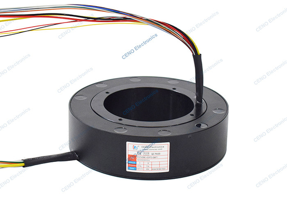 Industry Automatic Equipment Low Temperature Slip Ring with Through Hole 50rpm