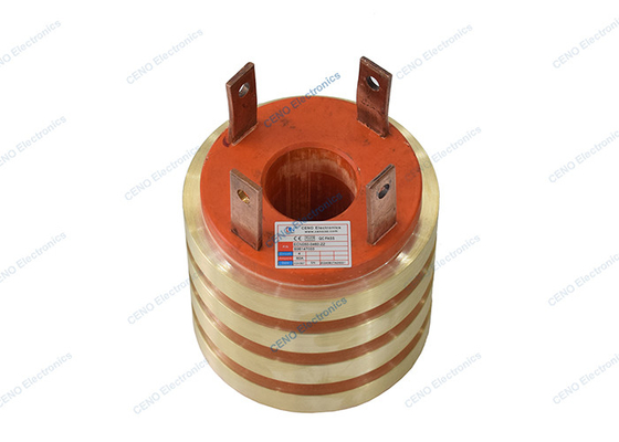 Through Bore Carbon Brush Slip Ring with 60A Current For Engineering Machinery