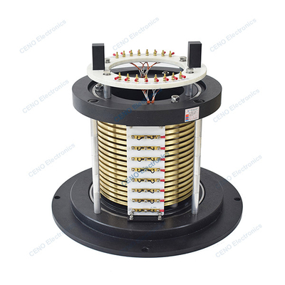 Low Temperature Carbon Brush Slip Ring with Through Bore For Automatic Machine