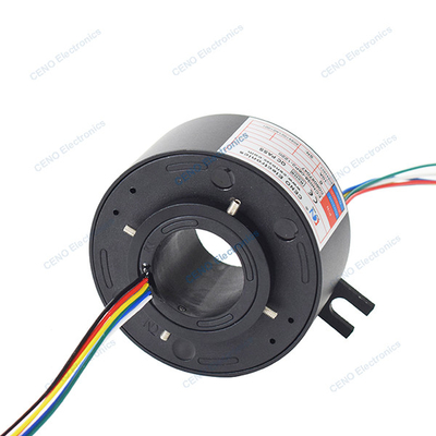 Through Hole Slip Ring With Inner Bore 38mm And Conductive Swivel For Industry