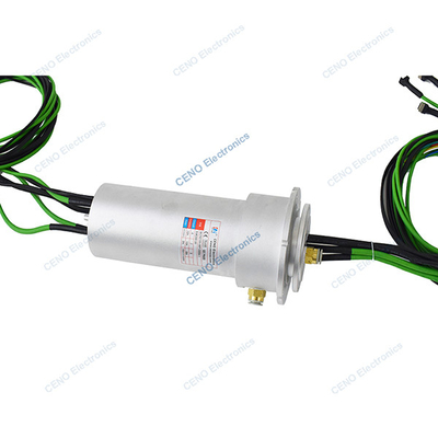 Integrate Pneumatic hydraulic rotary union slip ring with profinet signal