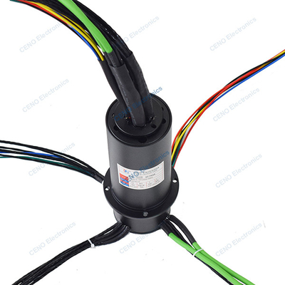 Low Temperature Ethernet Signal Slip Ring with multi-channels electric power