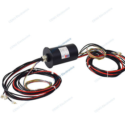 Ethernet Signal Slip Ring with electric power and option signal for robot arms