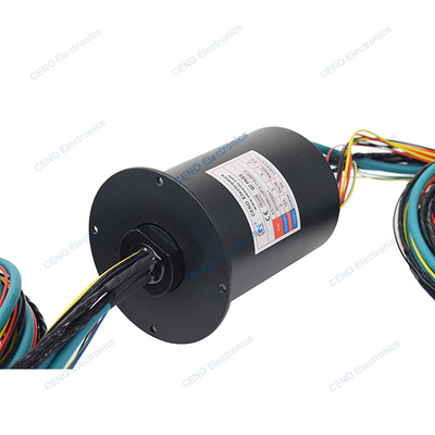 Customized Slip Ring Combined Electric Power And Ethernet Signal For  Robot Arm