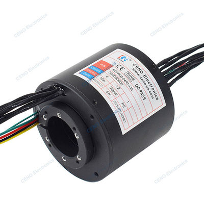 Low Temperature Slip Ring with Through Bore Electric Power and Signal for Industry