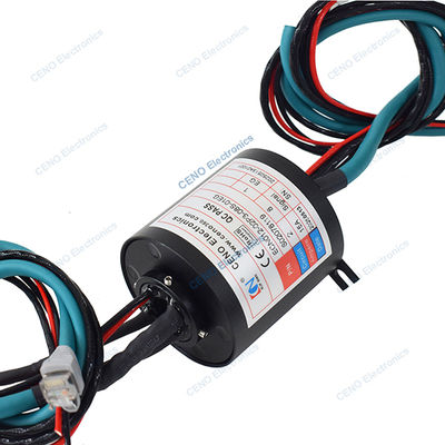 Low temperature Slip Ring with Ethernet Signal and Electric power Through bore