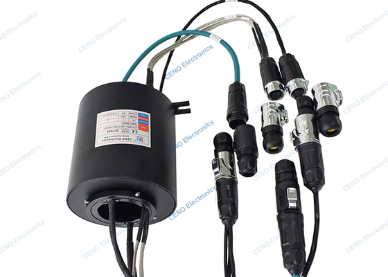 Low Temperature Ethernet and Encoder Signal Slip Ring with Electric Power
