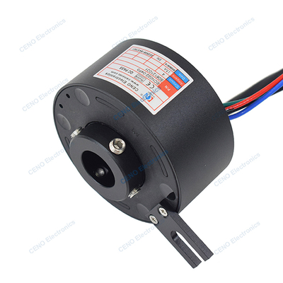 Through Bore Slip Ring with hollow shaft electric power for industry system