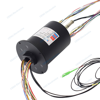 Integrate FORJs Slip Ring with Electric Power and 3 Fiber Optic Rotary Joint