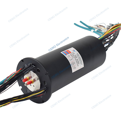 Low temperature integrate electric power Ethernet & RF Rotary union slip ring