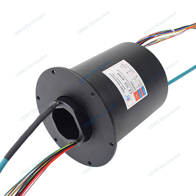 Integrate Electric power Ethernet & RF Slip Ring with Radio Frequency Rotary Union