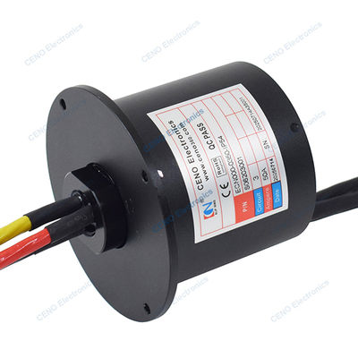 Electric Power Slip Ring with 3 circuits Electrical rotary joint for industry
