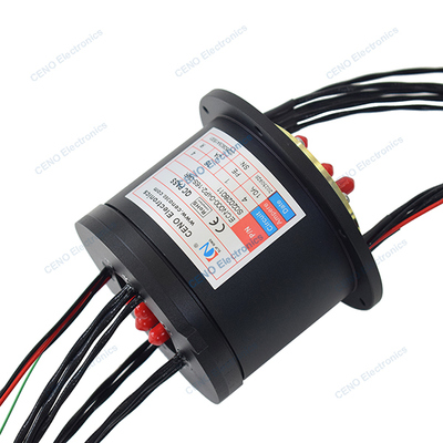 4 Channels RF Rotary Joint combined Electric Power Slip Ring in Low Temperature
